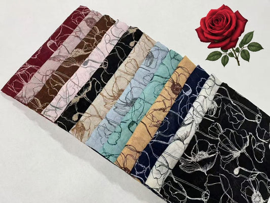 Printed Lawn Scarf