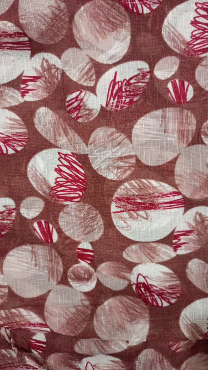 Abstract Print Lawn Scarf