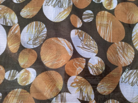 Abstract Print Lawn Scarf