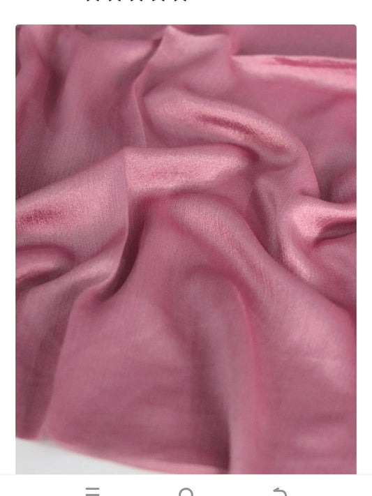 Metallic Chiffon Georgette