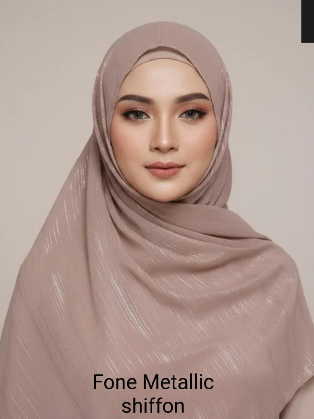 Metallic Chiffon Georgette
