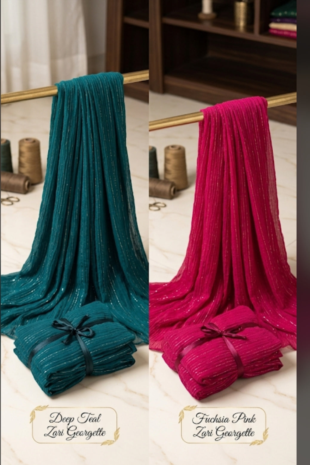 Crinkled Georgette